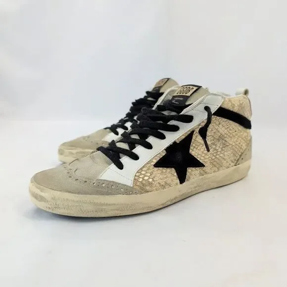 Golden Goose Midstar Private Edition LTD 01/276 Sneakers Snakeskin Womens Size - Picture 1 of 16